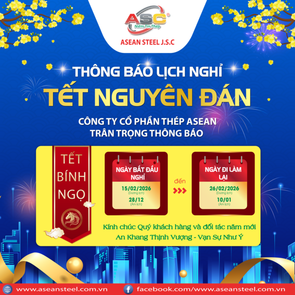 LỊCH NGHỈ TẾT BÍNH NGỌ 2026